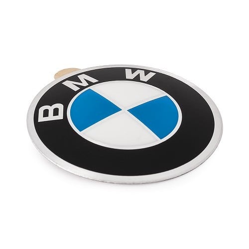 Centre de roue autocollant en métal avec logo BMW - diamètre 45mm  36131181082 - BK20000 