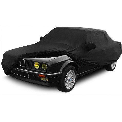  Funda a medida Coverlux para BMW E30 Cabriolé - negro - BK35882-3 