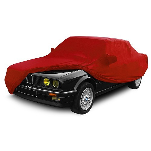 Coverlux custom-made cover for BMW E30 convertible - red - BK35883