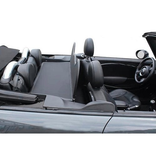  Filet coupe-vent windschott noir pour MINI II R52 et MINI III R57 R57LCI Cabriolet (11/2002-06/2015) - BK40007-3 