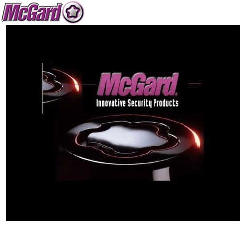  Conjunto de 4 fechaduras de roda de cabeça preta McGard para jantes originais BMW - BL27180-1 