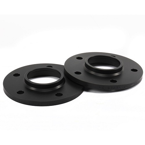  2 x 10 mm aluminium wideners for BMW. 5x120mm drill holes, 74.1mm hub - BL30509 