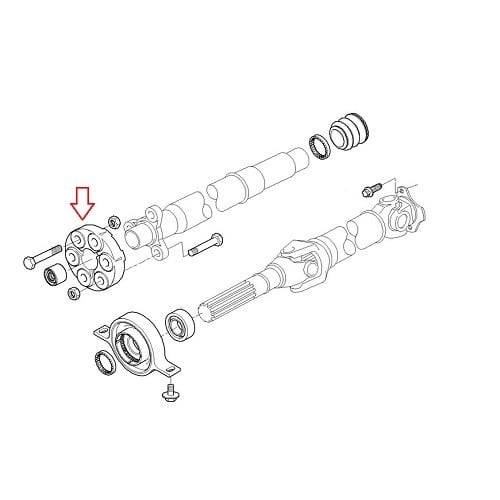  Flector de transmisión reforzado 110 mm para BMW E90/E91/E92/E93 LCI - BS40033-1 