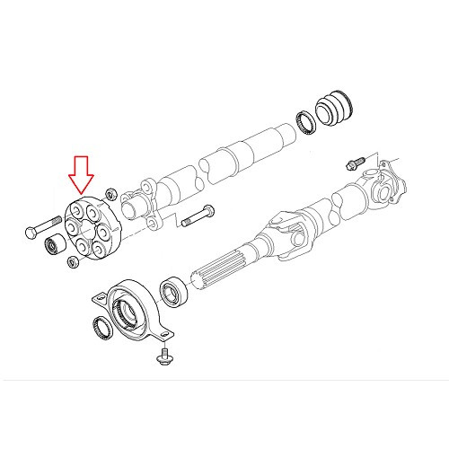  110 mm transmission selector for BMW 1 series E81-E82-E87-E88 116i to 120i - BS40039-1 