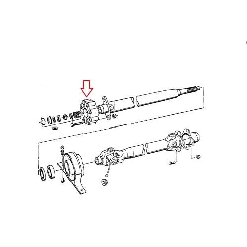 Selector de transmissão MEYLE 105 mm para BMW E10 de 03/66 a 07/77 - BS40041-1 