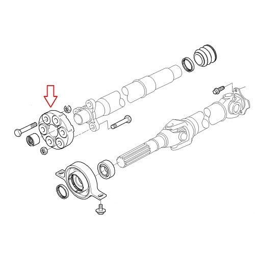  Getriebe Flector 135mm für BMW Serie 1 E81-E82-E87-E88 116d bis 130i - BS40059-1 
