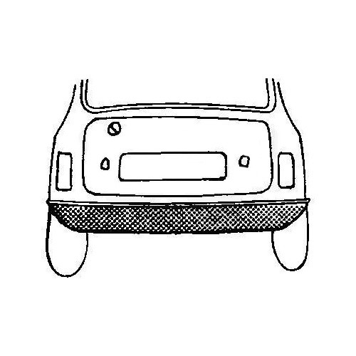  Bas de face arrière pour Mini Austin (09/1958-11/2000) - BT10052 