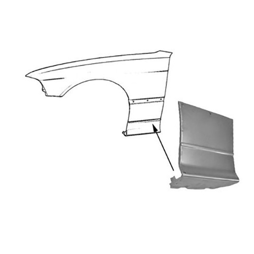     
                
                
    Front left fender for BMW E36 series Coupé and Cabriolet 2 doors - BT10189
