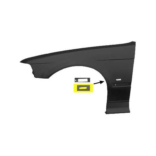  Front left fender with repeater hole for BMW 3 Series E36 Compact Sedan and Touring (09/1996-) - driver's side - BT10203-1 