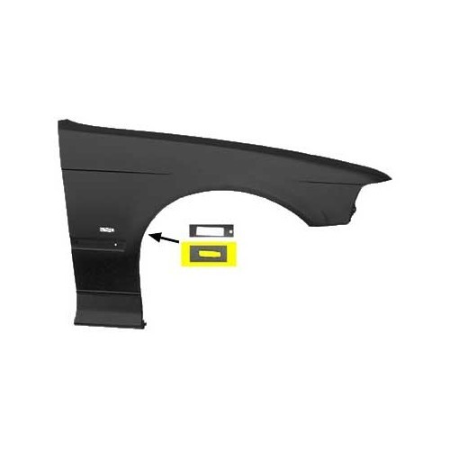  Front right fender with repeater hole for BMW 3 Series E36 Compact Sedan and Touring (09/1996-) - passenger side - BT10204-1 