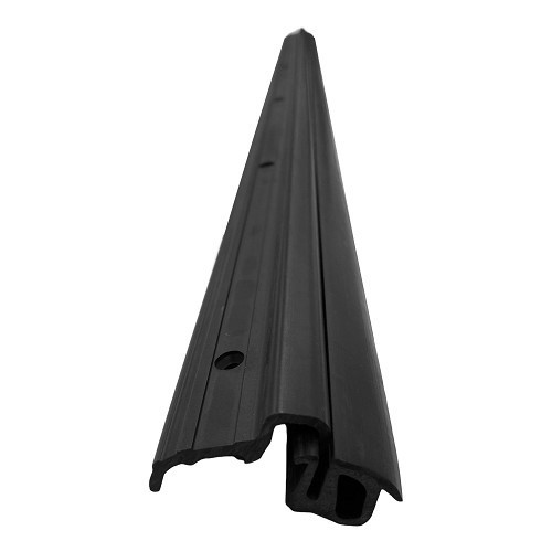  Left and right door sills in original black plastic with seals for BMW 02 Series E10 phase 1 (03/1966-04/1972) - per pair - BT11132-2 