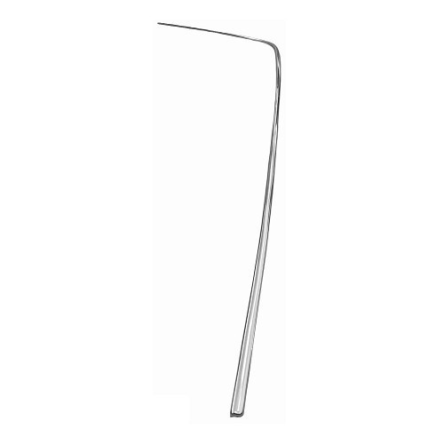 Verchromte Dachrinnenleiste aus poliertem Aluminium für BMW 02er E10 Limousine (03/1966-07/1977) - Beifahrerseite - BT20000