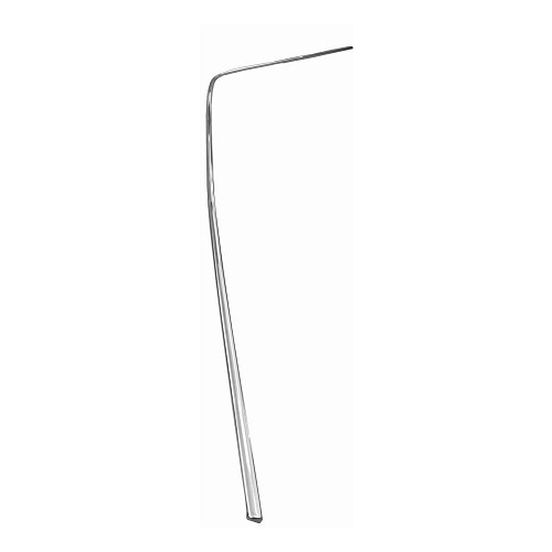 Chromed roof gutter molding in polished aluminum for BMW 02 Series E10 Sedan (03/1966-07/1977) - driver side - BT20001