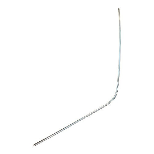 Chromed roof gutter molding in polished aluminum for BMW 02 Series E10 Sedan (03/1966-07/1977) - driver side - BT20001