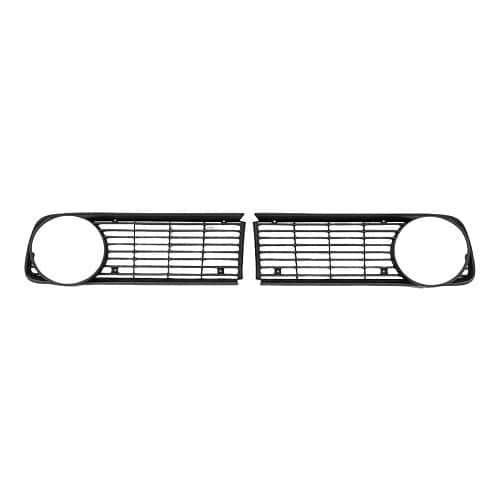  Black radiator grilles right and left for BMW 02 series E10 phase 2 (09/1973-07/1977) - BT20004 