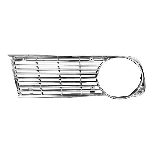  Front grill for the right and left headlights chromed for BMW 02 Series E10 phase 2 (09/1973-07/1977) - BT20009-4 