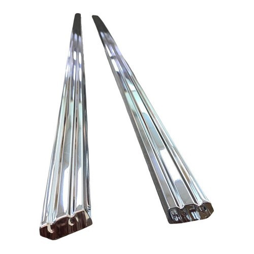  Left and right chromed rocker panel mouldings for BMW 02 Series E10 phase 1 and 2 (03/1966-07/1977) - per pair - BT20010-2 