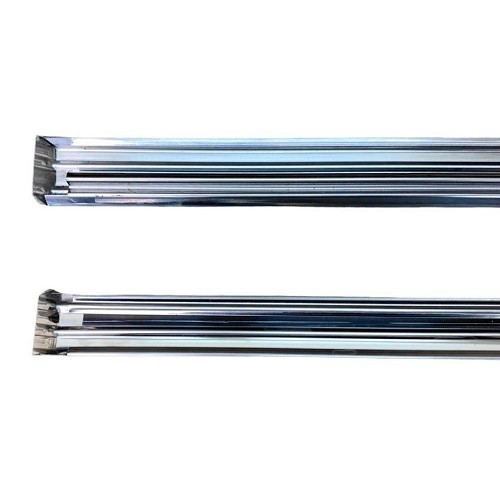  Left and right chromed rocker panel mouldings for BMW 02 Series E10 phase 1 and 2 (03/1966-07/1977) - per pair - BT20010-3 