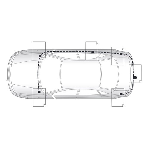 Cablaggio a 7 poli per BMW SERIE 3 E46 (1998 - 2006) - BW00010
