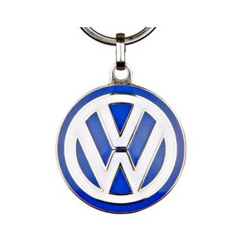 Enamel-plated VW key ring - C001131