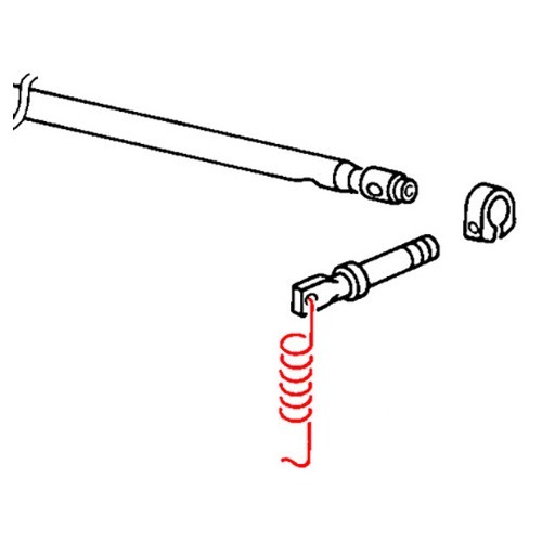  Mola de acoplamento na ligação de engrenagem para Carocha Automática - C030211-1 