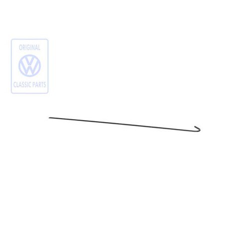  Moulure noire de lèche vitre avant gauche pour Volkswagen Golf 1 Cabriolet 89 ->93 - C034759 