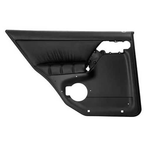  Black leather rear left-hand door panel for Golf 3, 4-door - C053344 