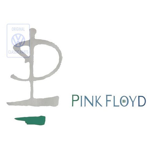  Pink Floyd rear left fender sticker for VW Golf 3 limited series Pink Floyd (1992-1995) - driver's side - C053812 