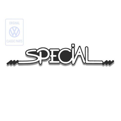  Sticker "especial" para a asa traseira do Golf 3 - C053815 