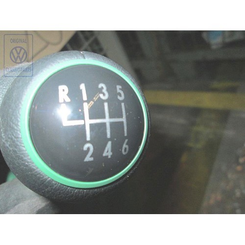  Pommeau de levier de vitesses avec soufflet en cuir pour Golf 4 Colour-Concept - C054430-2 