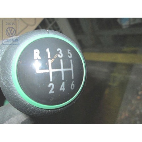  Pommeau de levier de vitesses avec soufflet en cuir pour Golf 4 Colour-Concept - C054430-2 