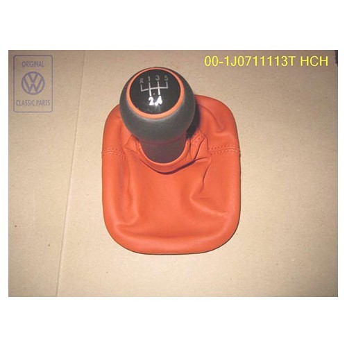  Pommeau de levier de vitesses avec soufflet en cuir pour Golf 4 Colour-Concept - C054526 