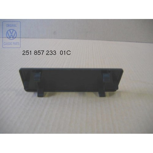 Coperchio radio nero per VOLKSWAGEN Transporter T25 (05/1979-07/1992) - C063094