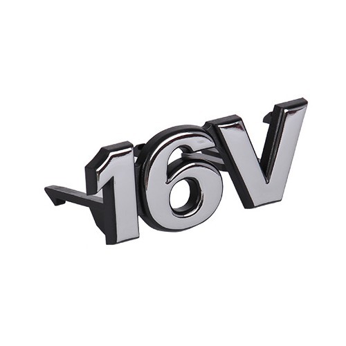     
                
                
    "16V" chrome logo for Polo 6N1 grille - C102388
