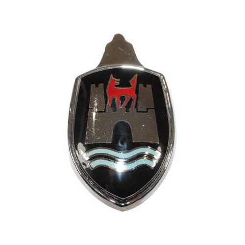     
                
                
    Emblème Wolfsburg de capot avant pour Volkswagen Coccinelle - C131908
