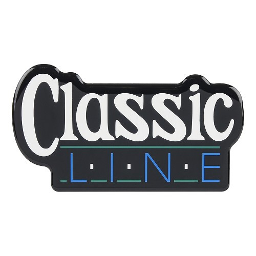  Logotipo adhesivo CLASSIC LINE en la aleta delantera para VW Golf 1 Cabriolet Classic Line serie limitada (04/1991-07/1993) - C132784 