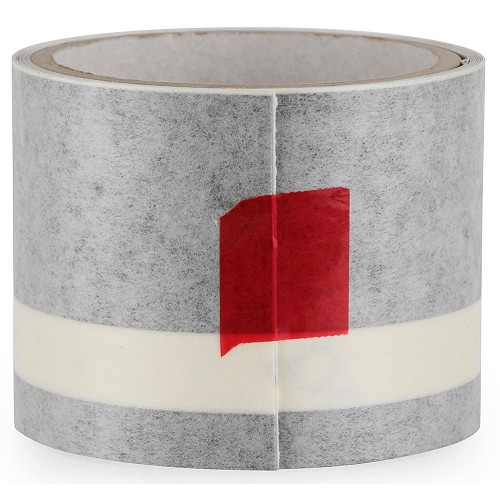 Black double-border adhesive for door bottoms in Golf 1 and 2 GTi (10/46 mm) - C132829