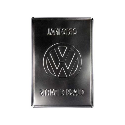  Plaque métal "Original VW Classic Parts" - C168196-1 