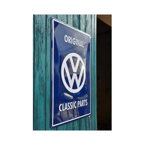  Metallschild "Original VW Classic Parts". - C168196-2 