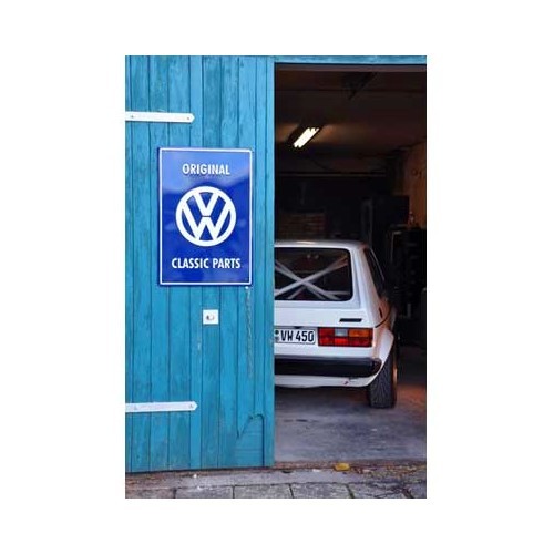  Metallschild "Original VW Classic Parts". - C168196-3 