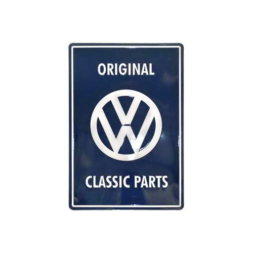  Placa metal "Original VW Classic Parts" - C168196-4 