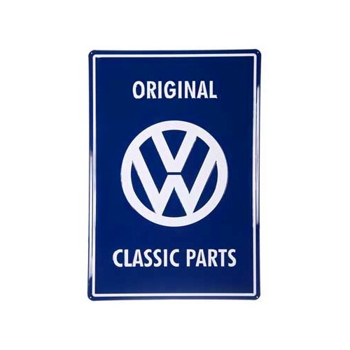  Chapa metálica "Original VW Classic Parts" - C168196 