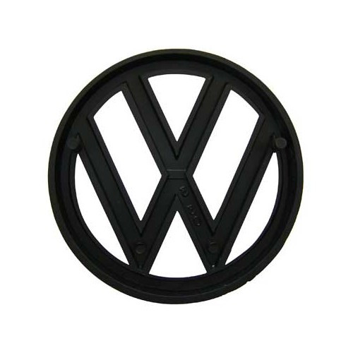  Logo VW 95mm chromé de calandre pour VW Golf 1 Berline Cabriolet Caddy et Scirocco (-1987)  - C185671-2 