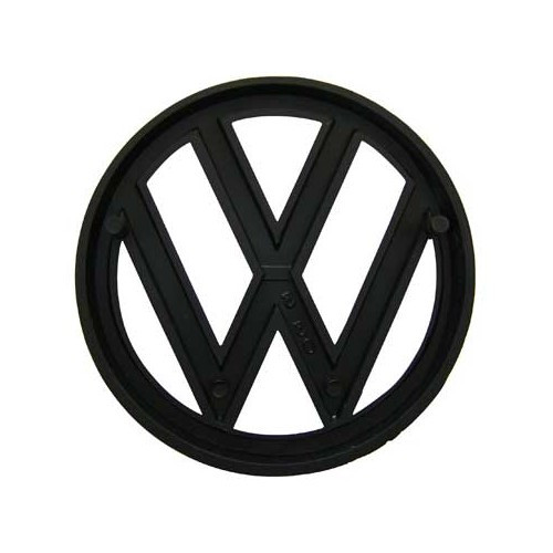 Logo VW 95mm chromé de calandre pour VW Golf 1 Berline Cabriolet Caddy et Scirocco (-1987)  - C185671