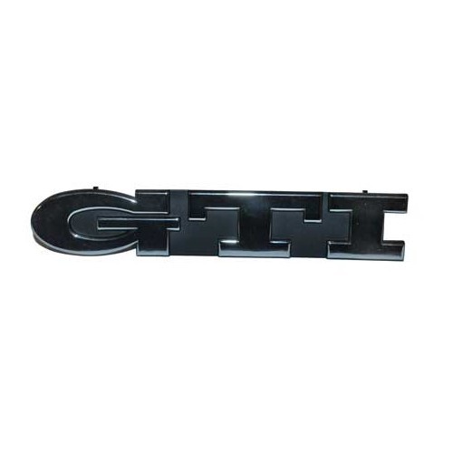  Insignia GTI cromada sobre rejilla del radiador negra 2 bandas para VW Golf 3 GTI 8S y 16S (09/1991-08/1997) - C197497-1 