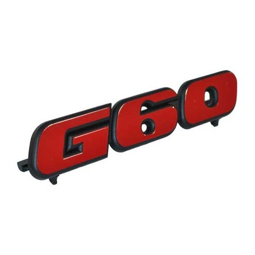  G60 radiatorrooster badge 4 spijlen voor VW Golf 2 GTI G60 (08/1988-07/1991)  - C198223-1 