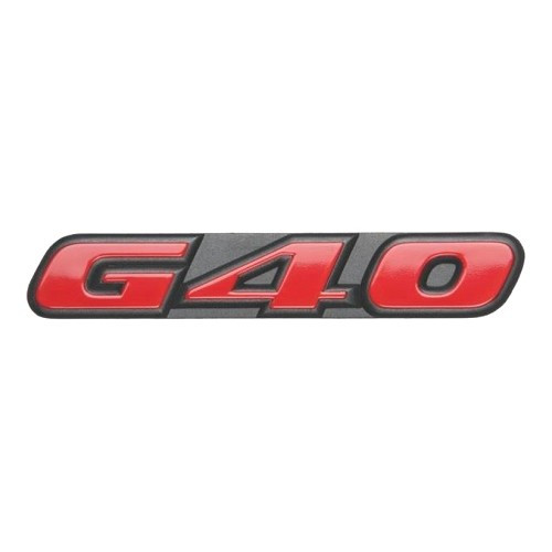  G40 radiator grill badge 5 bars voor VW Polo 2F G40 (01/1991-07/1994)  - C198229 