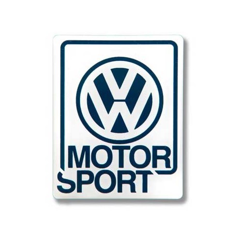  Autocollant officiel VW Motorsport grand modèle 5cm x 6,3cm - C208672 