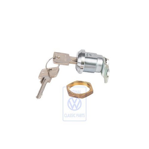  Fechadura com 2 chaves para tampas externas de garrafas de gás ou armários internos - C210448 
