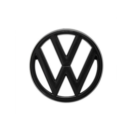  Logo VW 95mm noir de calandre pour VW Golf 1 Berline Cabriolet Caddy Jetta 1 et Scirocco (-1987) - C211114 